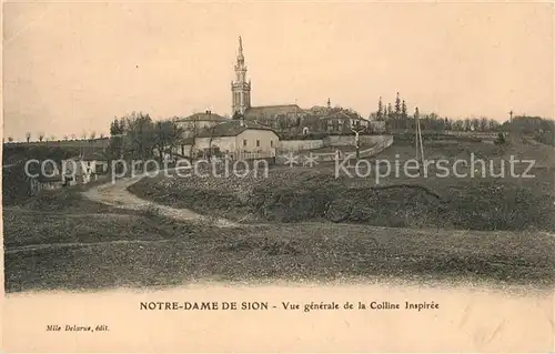 AK / Ansichtskarte Saxon Sion Notre Dame de Sion vue de la Colline Inspiree Saxon Sion