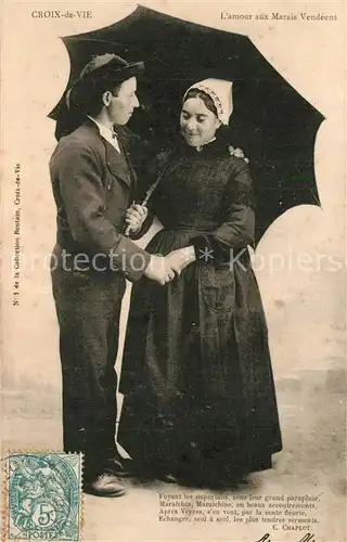 AK / Ansichtskarte Croix_de_Vie_Vendee Amour aux Marais Vendeens Croix_de_Vie_Vendee