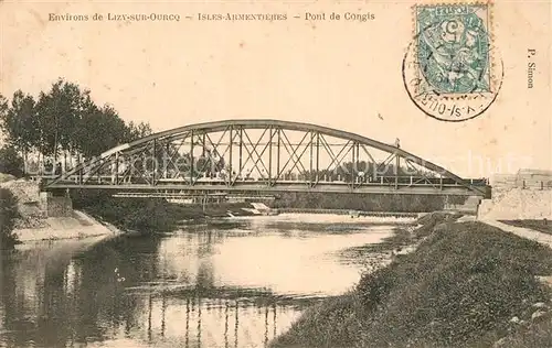 AK / Ansichtskarte Iles_Armentieres Pont de Congis 