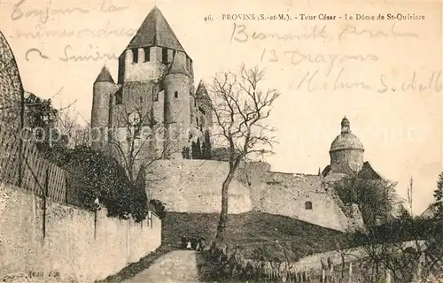 AK / Ansichtskarte Provins Tour Cesar Dome de Saint Quiriace Provins