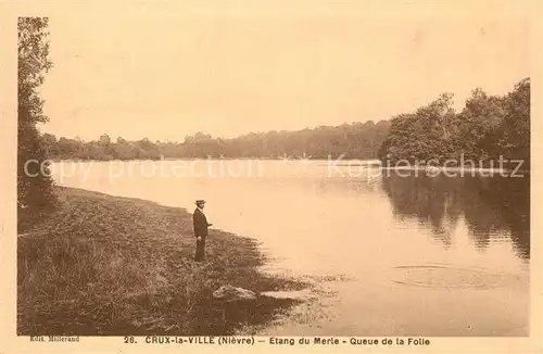 AK / Ansichtskarte Crux la Ville Etang du Merle Queue de la Folie Crux la Ville