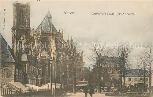 AK / Ansichtskarte Nevers_Nievre Cathedrale Saint Cyr Xe siecle Nevers Nievre