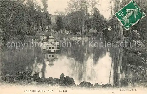 AK / Ansichtskarte Pougues les Eaux Lac Teich Entenhaus Pougues les Eaux