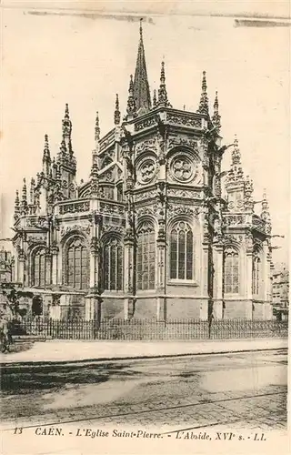 AK / Ansichtskarte Caen Eglise Saint Pierre Abside Caen