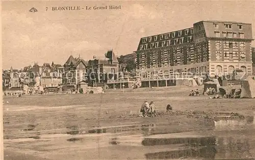AK / Ansichtskarte Blonville sur Mer Grand Hotel Plage Blonville sur Mer