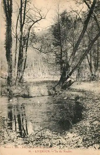 AK / Ansichtskarte Liverdun Ile du Moulin Liverdun