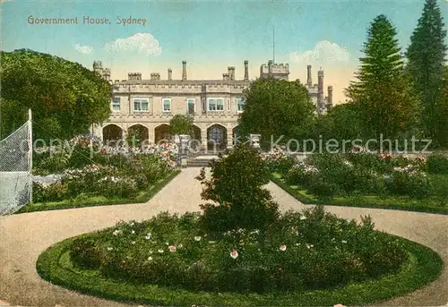 AK / Ansichtskarte Sydney_New_South_Wales Government House Sydney_New_South_Wales