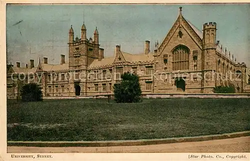 AK / Ansichtskarte Sydney_New_South_Wales University Sydney_New_South_Wales