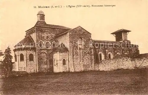 AK / Ansichtskarte Moirax Eglise XIIe siecle Monument historique Moirax
