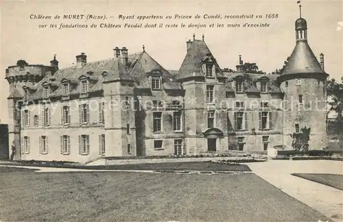 AK / Ansichtskarte Muret et Crouttes_Aisne Chateau Muret et Crouttes Aisne