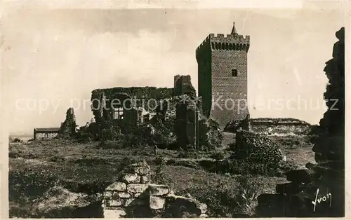 AK / Ansichtskarte Le_Puy en Velay Donjon XIVe siecle et ruines de Polignac Le_Puy en Velay