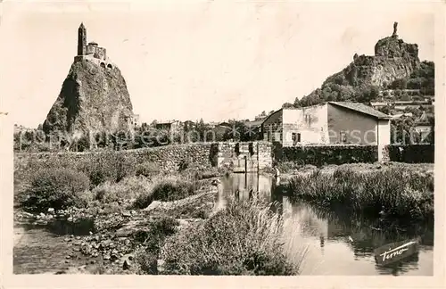 AK / Ansichtskarte Le_Puy en Velay Les Rochers Corneille et Saint Michel Le_Puy en Velay