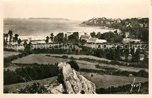 AK / Ansichtskarte Perros Guirec Vue generale de la plage de Trestraou Perros Guirec