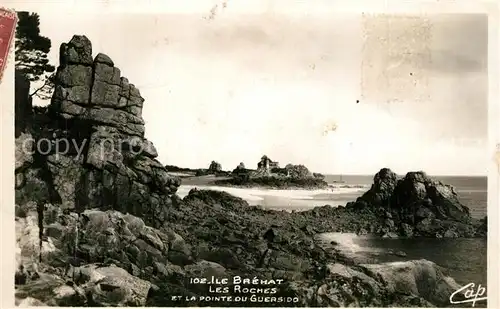 AK / Ansichtskarte Ile de Brehat Les Roches et la Pointe du Guersido Ile de Brehat