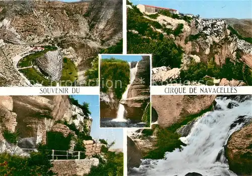 AK / Ansichtskarte Navacelles Cirque de Navacelles Ferme de Baume Auriol Cascade de Novacelles Grotte des Camisards Resurgence de la Vis a Lafoux Navacelles