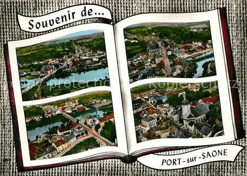 AK / Ansichtskarte Port sur Saone Vues aeriennes Port sur Saone
