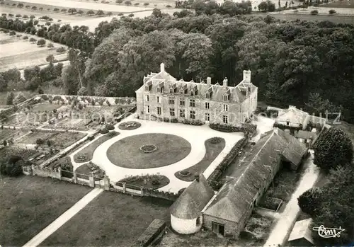 AK / Ansichtskarte La_Gacilly Chateau de la Foret Neuve vue aerienne La_Gacilly