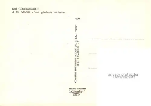 AK / Ansichtskarte Goudargues Vue aerienne Goudargues
