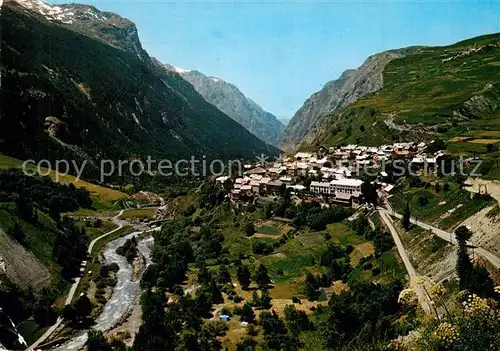 AK / Ansichtskarte La_Grave Vue d ensemble et le camping Alpes La_Grave
