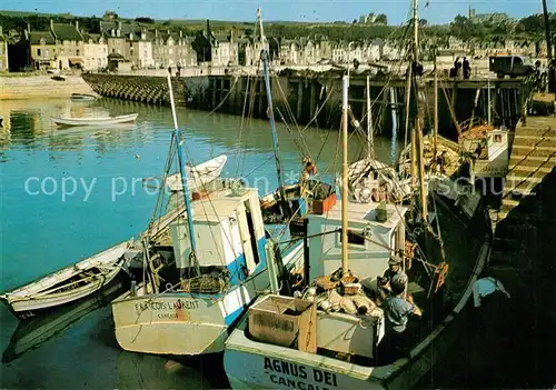 AK / Ansichtskarte Cancale Le port Bateau de peche Cancale