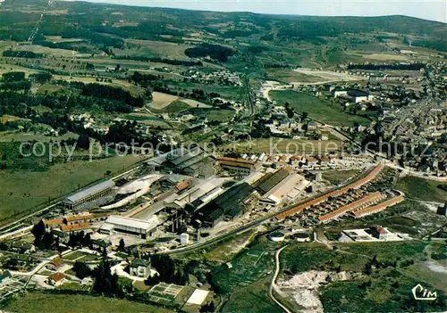 AK / Ansichtskarte Saint Chely d_Apcher Vue aerienne sur les Ateliers et Forges de la Loire et la ville Saint Chely d Apcher