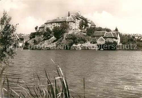 AK / Ansichtskarte Saint Benoit du Sault Le Lac et l ancien Monastere Saint Benoit du Sault