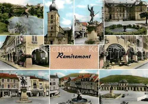AK / Ansichtskarte Remiremont_Vosges Vues partielles Monuments Eglise Batiments Remiremont Vosges