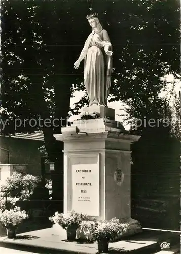 AK / Ansichtskarte Plombieres les Bains_Vosges La Vierge Monument Statue Plombieres les Bains