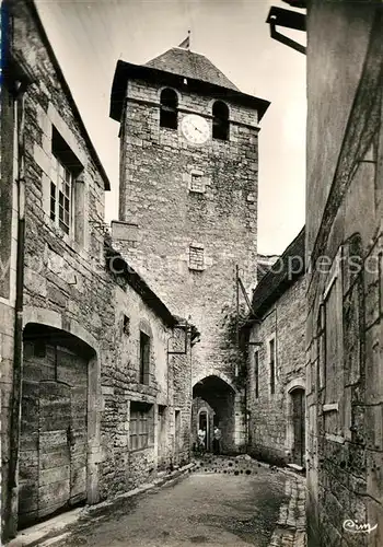 AK / Ansichtskarte Gramat La Tour et Rue de l Horloge Gramat
