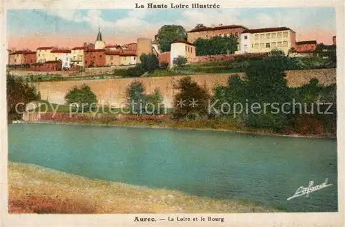 AK / Ansichtskarte Aurec sur Loire La Loire et le Bourg Aurec sur Loire