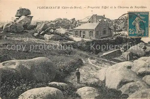 AK / Ansichtskarte Ploumanach Propriete Eiffel et le Chapeau de Napoleon Ploumanach