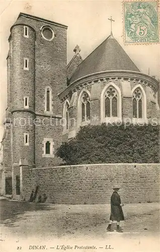 AK / Ansichtskarte Dinan Eglise Protestante Dinan