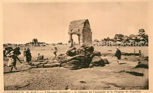 AK / Ansichtskarte Ploumanach Oratoire St Guirec le Chateau de Coastaeres et le Chapeau de Napoleon Ploumanach