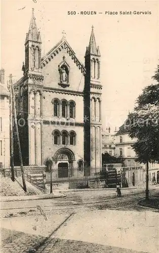 AK / Ansichtskarte Rouen Place Saint Gervais Rouen