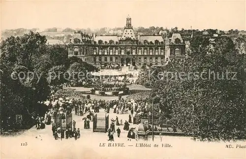 AK / Ansichtskarte Le_Havre Hotel de Ville Le_Havre