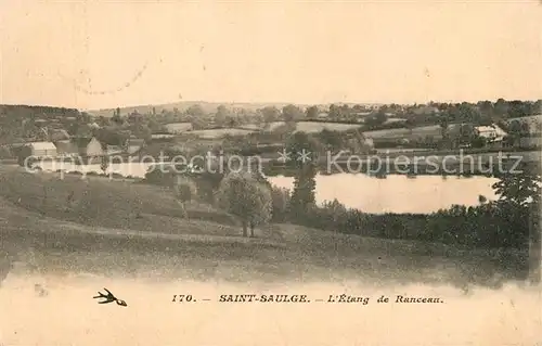 AK / Ansichtskarte Saint Saulge Etang de Ranceau Saint Saulge