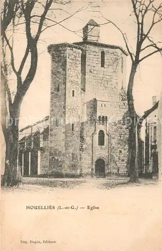 AK / Ansichtskarte Houeilles Eglise Houeilles