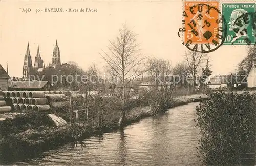 AK / Ansichtskarte Bayeux Rives de l Aure Bayeux