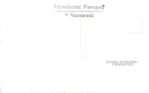 AK / Ansichtskarte Fernpass_Reutte Altes Wirtshaus mit Loreagruppe Fernpass Reutte