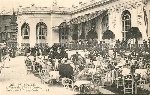 AK / Ansichtskarte Deauville Heure du The au Casino Deauville