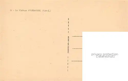 AK / Ansichtskarte Amboise Le Chateau d Amboise Amboise