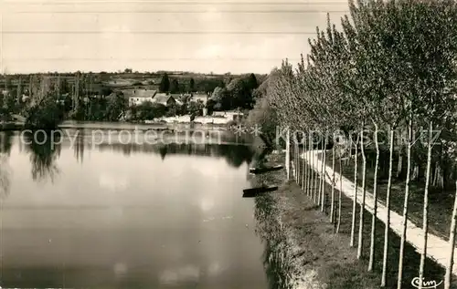 AK / Ansichtskarte Yzeures sur Creuse Chemin de la Baignade Yzeures sur Creuse