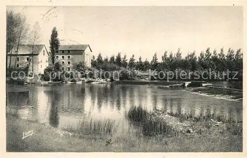 AK / Ansichtskarte Yzeures sur Creuse Le Moulin Saint Maurice et le Barrage Yzeures sur Creuse