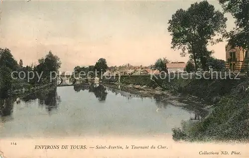 AK / Ansichtskarte Tours_Indre et Loire Saint Avertin le Tournant du Cher Tours Indre et Loire