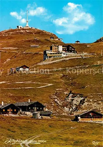 AK / Ansichtskarte Kitzbuehel_Tirol Berghotel mit Kitzbueheler Horn Kitzbuehel Tirol