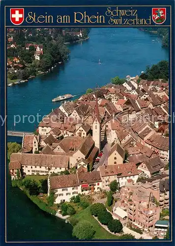 AK / Ansichtskarte Stein_Rhein Fliegeraufnahme Stein Rhein