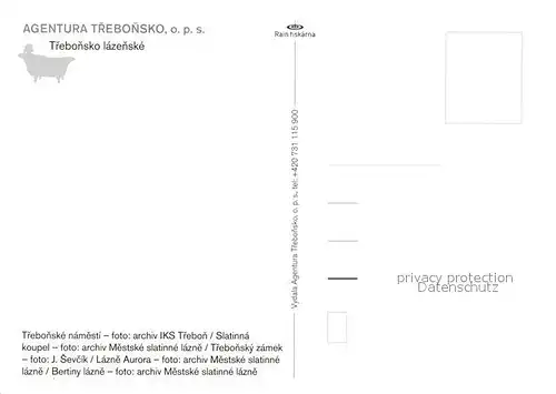 AK / Ansichtskarte Trebon_Tschechien  Slatinna koupel Trebonsky zamek Mestske slatinne lazne Trebon Tschechien 