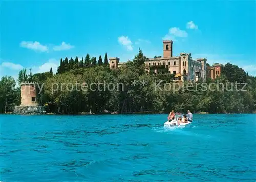 AK / Ansichtskarte Isola_Madre_Lago_Maggiore Lago Trasimeno Castello Guglielmi visto dal lago Isola_Madre_Lago_Maggiore