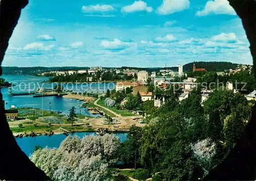 AK / Ansichtskarte Savonlinna Nakyma Olavinlinnan kellotornista Savonlinna