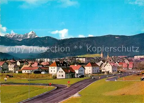AK / Ansichtskarte Villach_Kaernten mit Mangart Villach_Kaernten